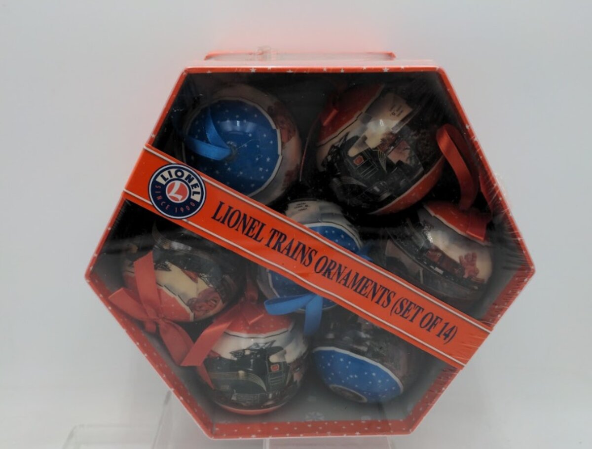 Lionel 9-21012 Lionel Trains Christmas Ornament Gift Box (Set of 14)