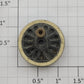 American Flyer XA10009-B1 S Scale Flangeless White Wheel w/ Round Stud