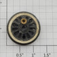 American Flyer XA10009A S Scale Regular 1.28" Flanged Locomotive Wheel w/Stud