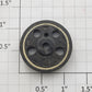 American Flyer XA10010-A3 S 4-8-4 Northern Engine Flangeless Wheel without Stud