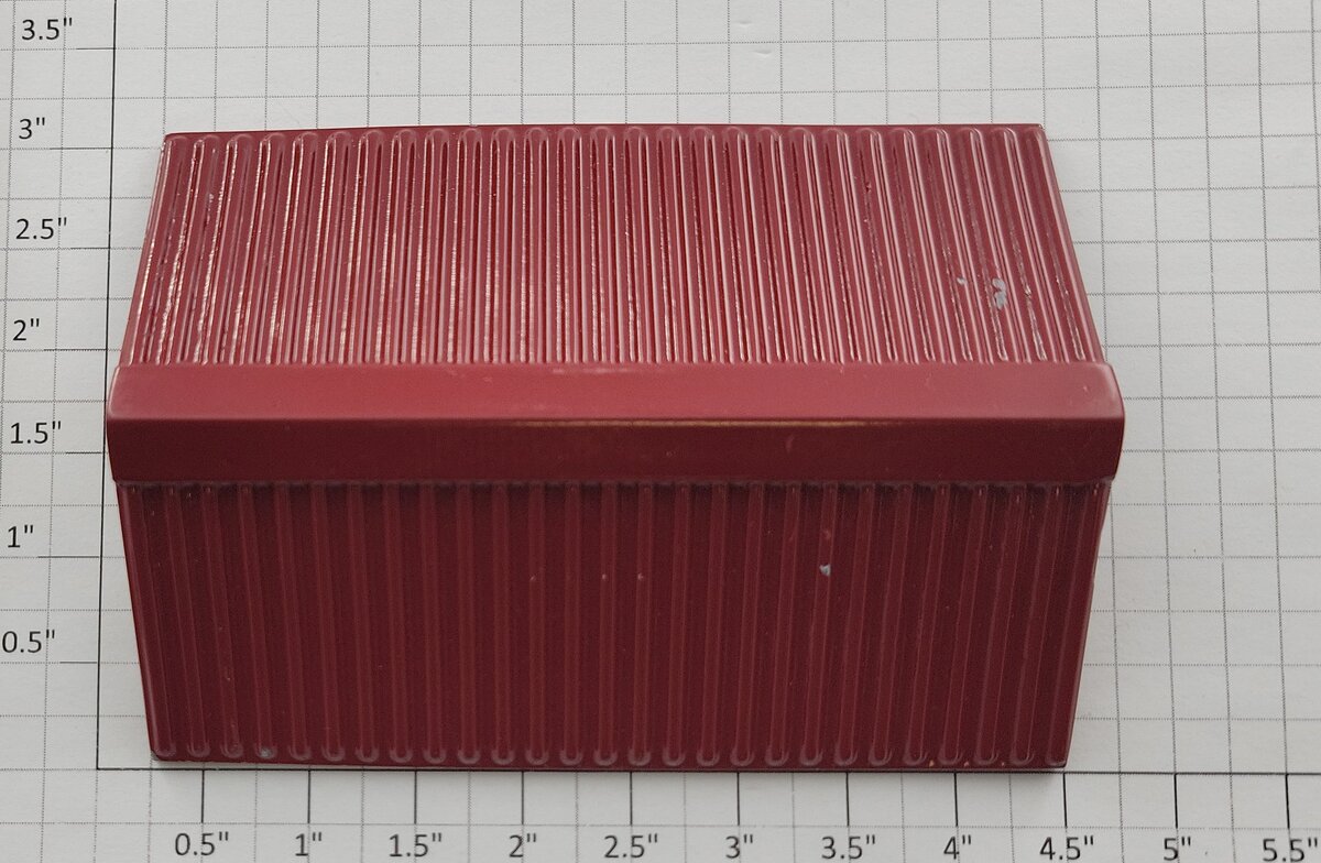 American Flyer XA13B392R S Scale Coal Loader Red Building Roof #751, 752, 787