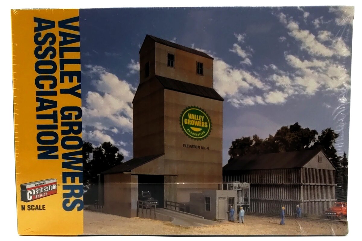 Walthers 933-3251 N Scale Valley Growers Association Grain Elevator Building Kit