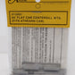 A-Line 13201 HO 85' Flat Car Centersill Weight Set-Fits Athearn Car