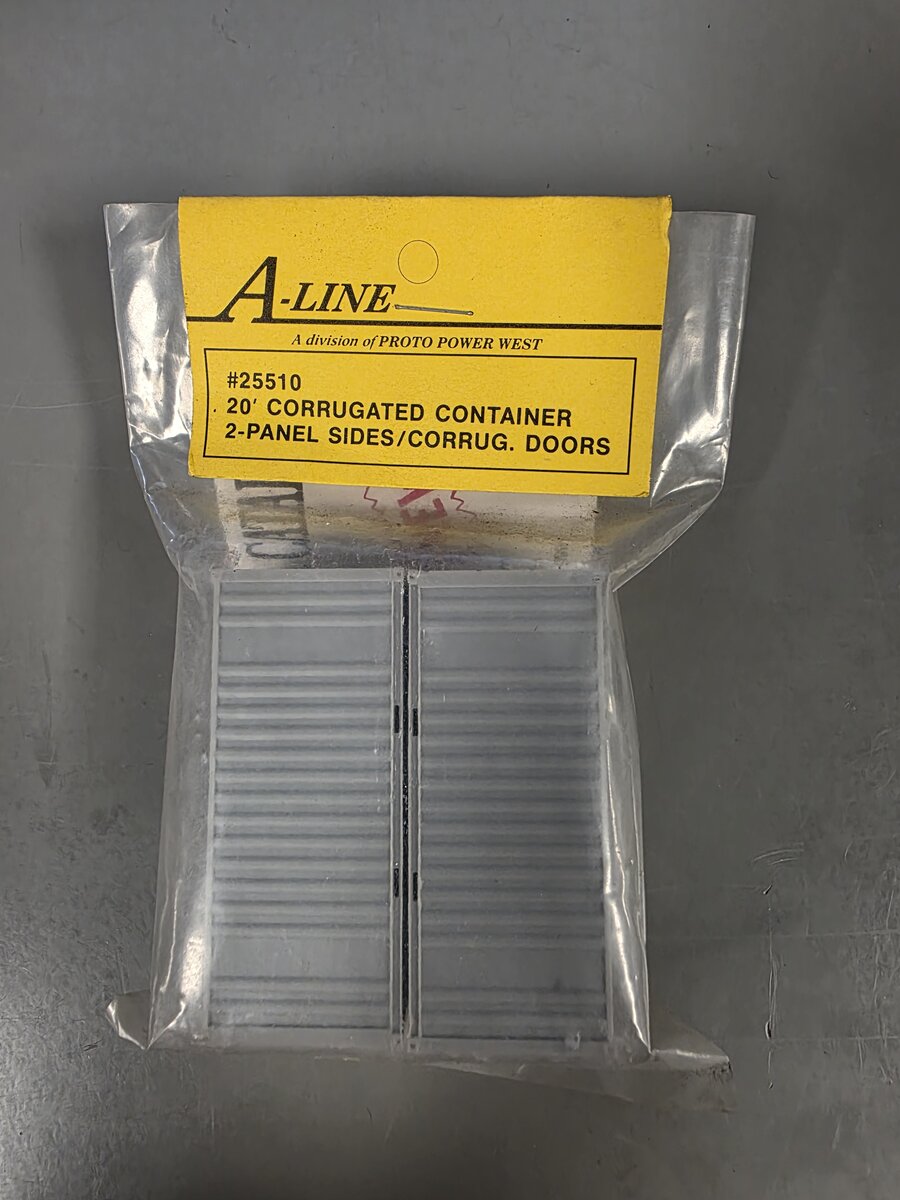 A-Line 25510 HO 20' Corrugated Containers 2 Panel Sides (Pack of 2)