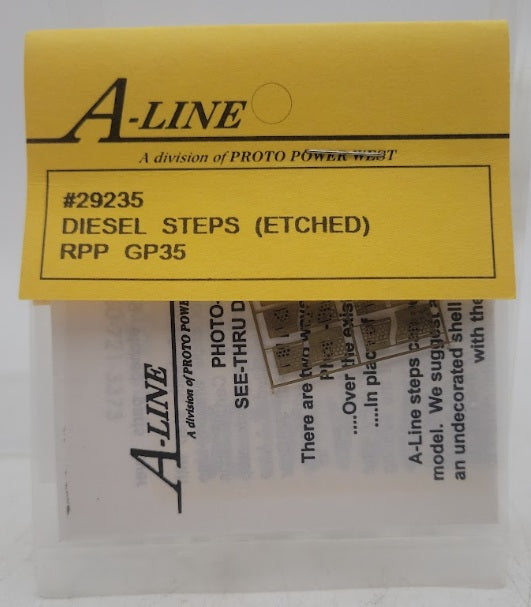 A-Line 29235 HO Scale  RPP GP35 Brass Diesel Steps Etched