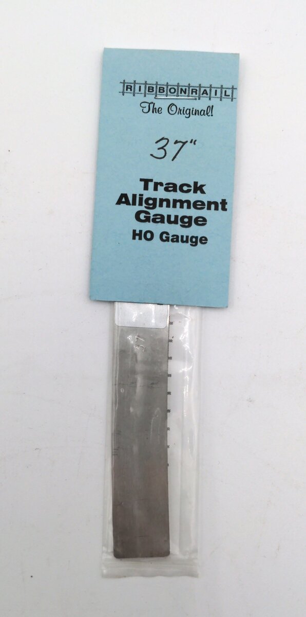 Ribbonrail 37 HO 5" Track Alignment Gauge - Curved 37" Radius
