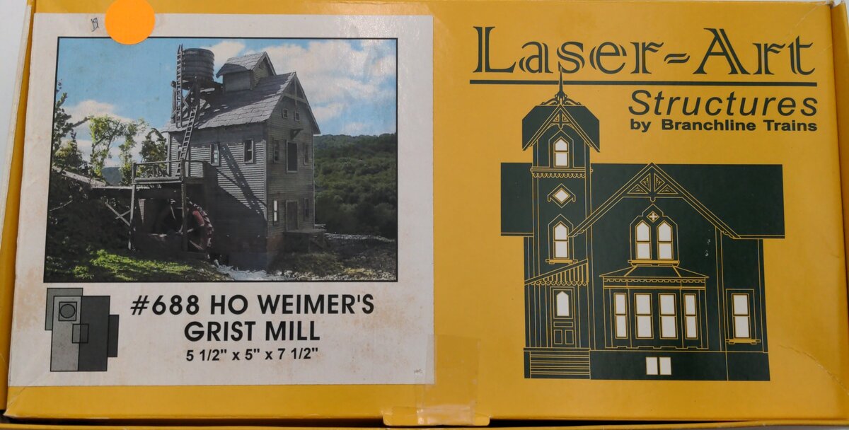 Branchline Trains 688 HO Weimers Mill Laser-Art Kit