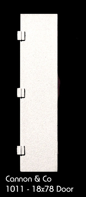 Cannon 1011 HO 18" x 78" Plain Hood Doors (Pack of 8)