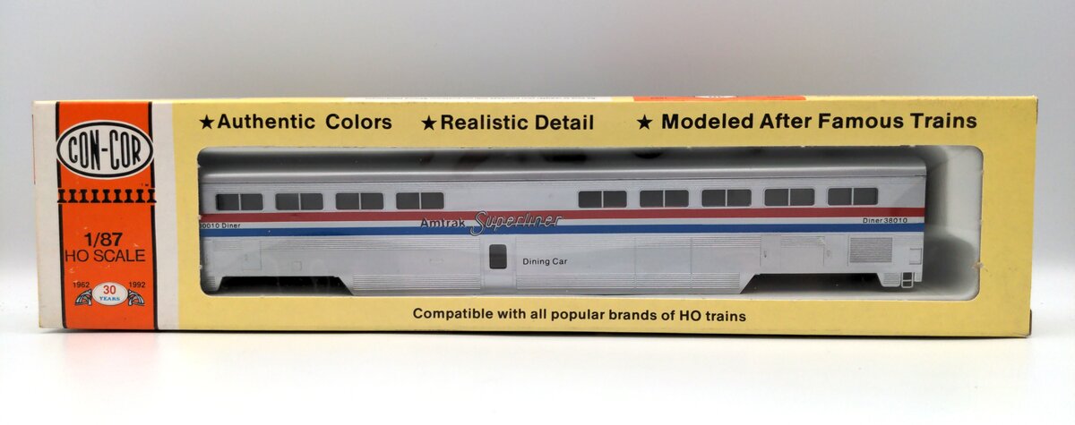 Con-Cor 0001-0812 HO Amtrak Phase III 85' Streamlined Superliner Diner Car