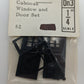 Grandt Line 52 O Colorado & Southern Caboose Window & Door Set