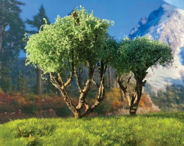 Grand Central Gems T28 Small Hardwood Tree (Set of 3)