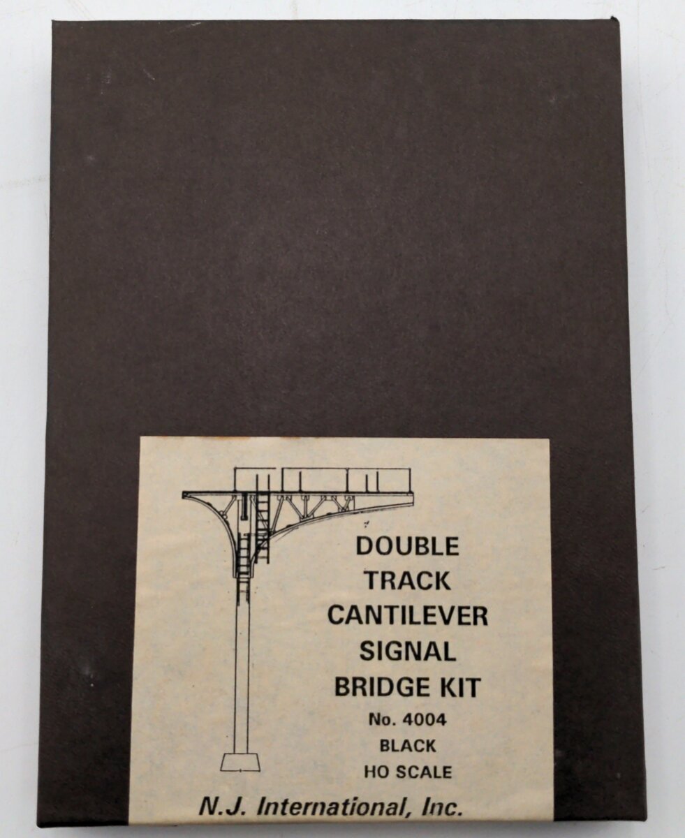 NJ International 525-4004 HO Cantilever Signal Bridge Double Track Kit