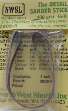NWSL 2809-9 400-Grit Sanding Stick Belt
