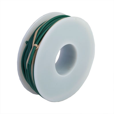 Wire Works 118160305 30' Green #18 Gauge One-Conductor Hookup Wire