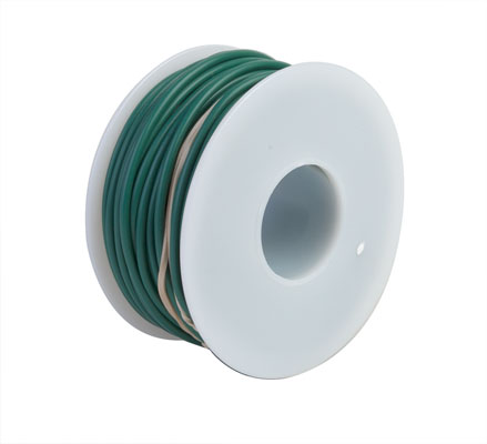 Wire Works 118160555 55' Green #18 Gauge One-Conductor Hookup Wire