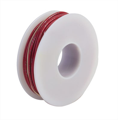 Wire Works 120100402 40' Red #20 Gauge One-Conductor Hookup Wire
