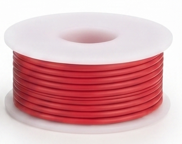 Wire Works 120100702 70' #20 Gauge Red 1-Conductor Hookup Wire