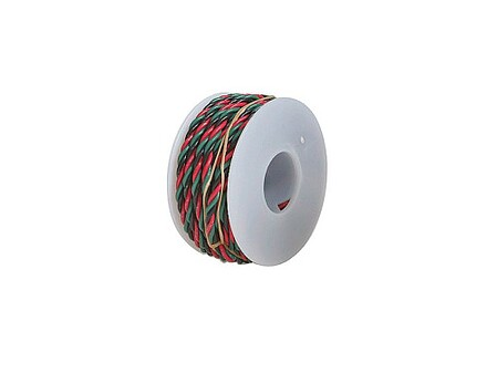 Wire Works 322070234 23' #22 Gauge Yellow, Blue & White Three Conductor Wire