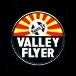 Sundance Marketing 276 Santa Fe Valley Flyer Drumhead Enamel Railroad Pin