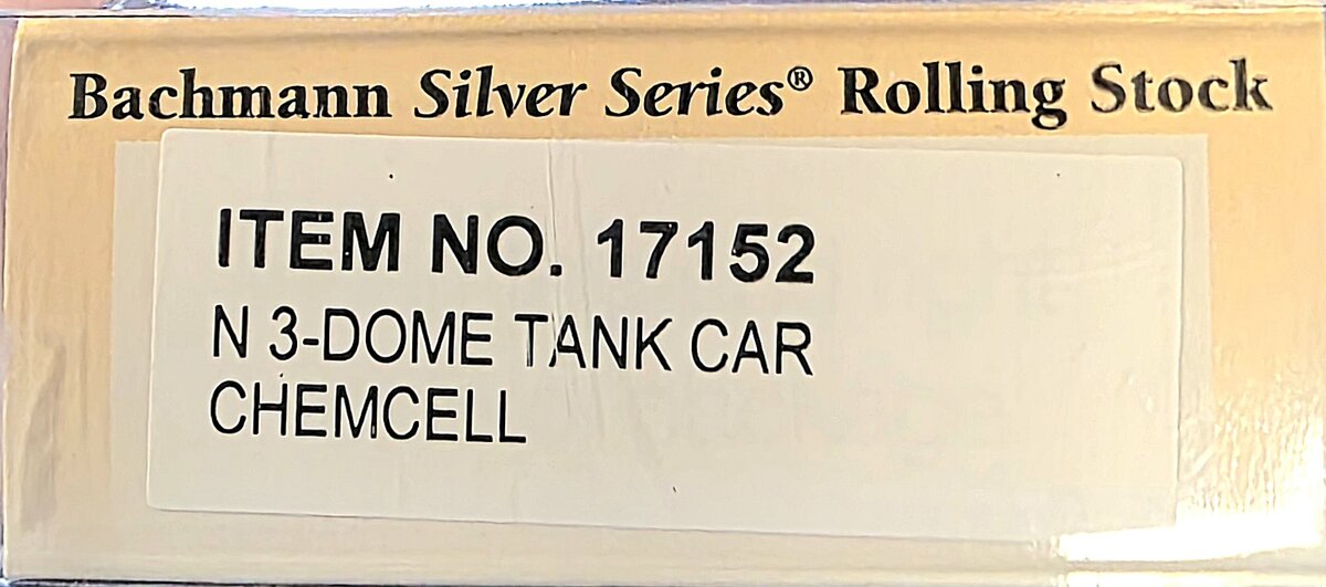 Bachmann 17152 N Canadian Chemical Co. Ltd. Chemcell 3-Dome Tank Car #54442