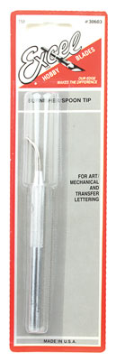 Excel 30603 1/8" Aluminum Handle Burnisher Spoon Tip
