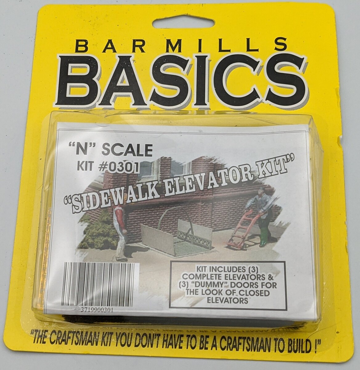 Bar Mills 0301 N Street Elevator Set 2 Elevators & 2 Doors Model Kit