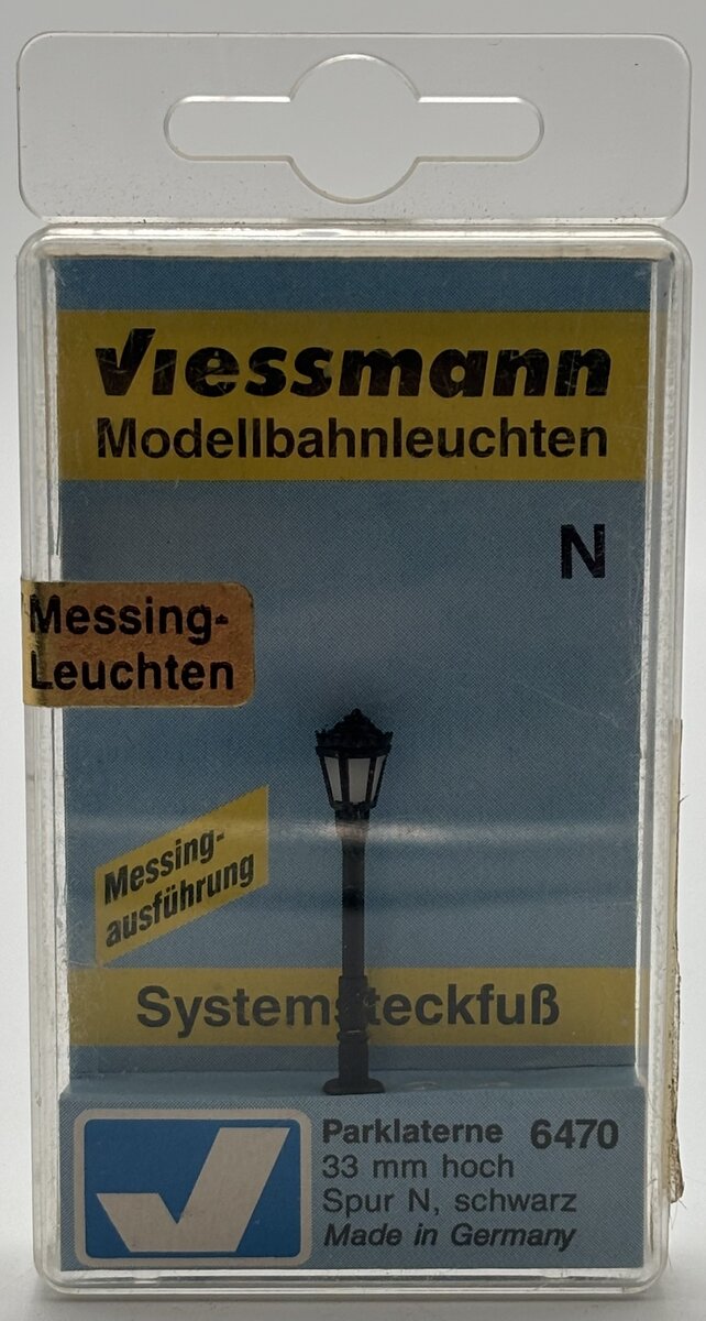 Viessmann 6470 N Scale Modellspielwaren Park Lanterne Black