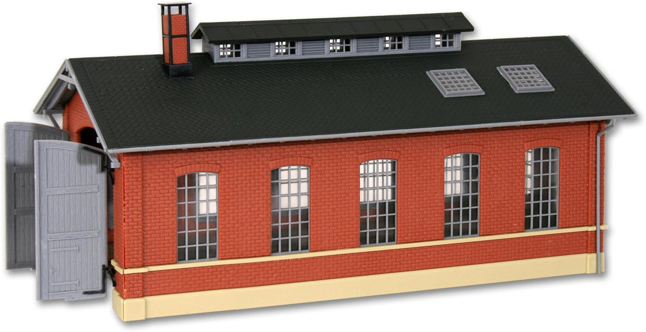 Kibri 39307 HO Single Track Locomotive Shed Building Kit