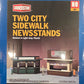 Walthers 933-3773 HO Two City Sidewalk Newsstands Kit