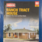Walthers 933-3777 HO Scale Ranch Tract House Building Kit