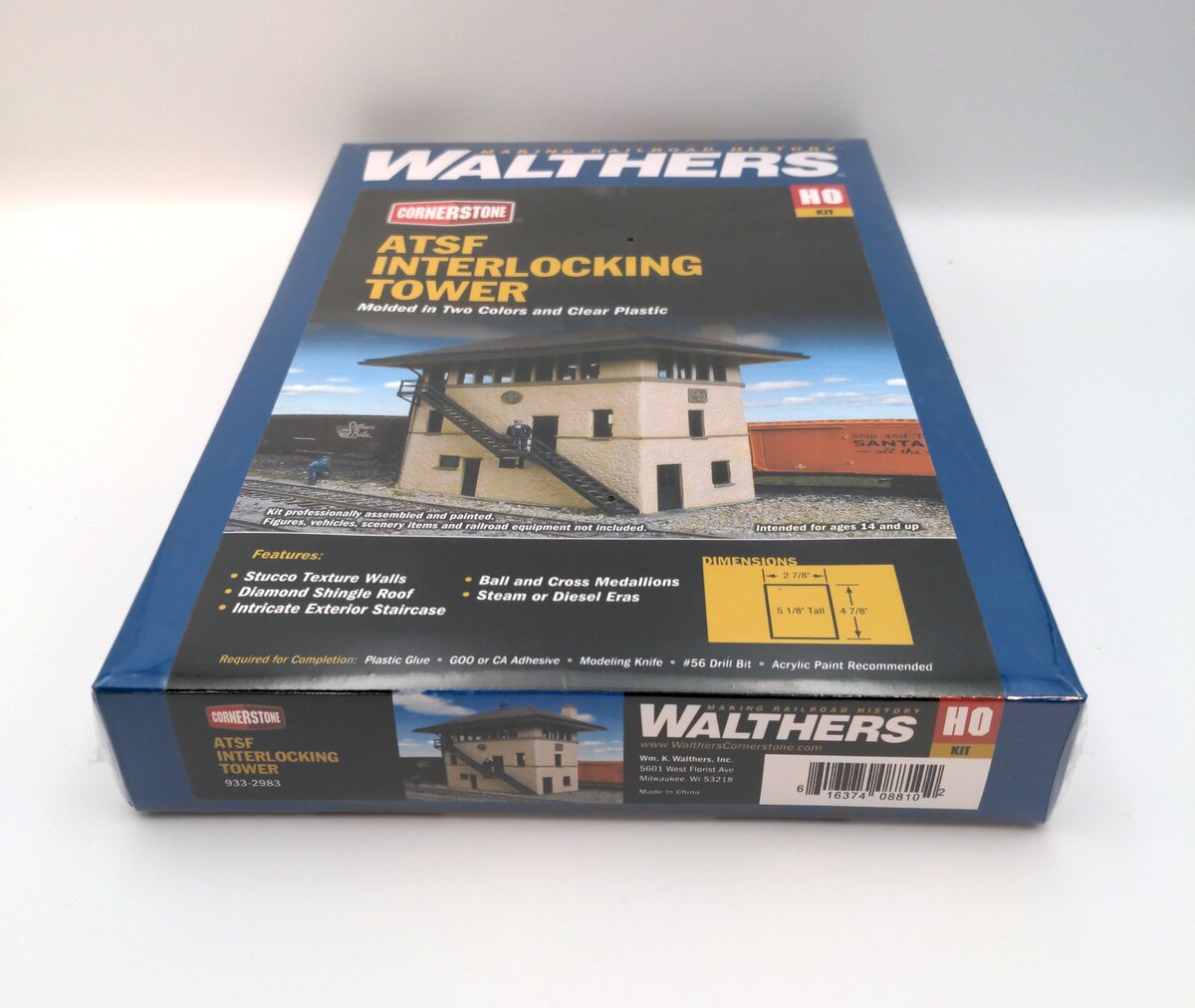Walthers 933-2983 HO ATSF Interlocking Tower Structure Kit