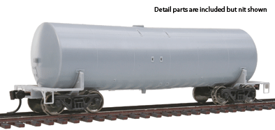 Walthers 920-100000 HO Undecorated 40' Trinity 14,000-Gal Molten Sulfur Tank Car