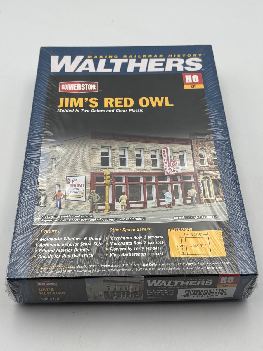 Walthers 933-3472 HO Jim's Red Owl Building Kit