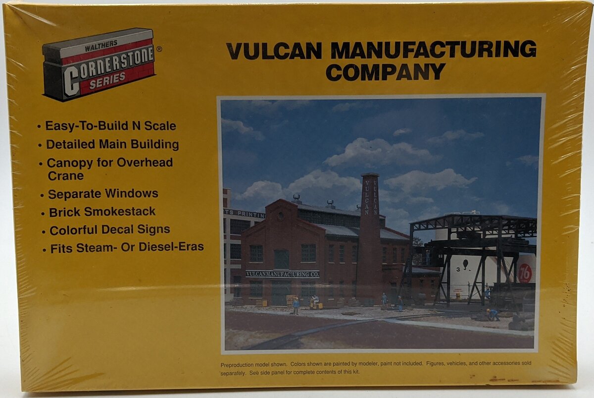 Walthers 933-3233 N Vulcan Manufacturing Co. Structure Kit
