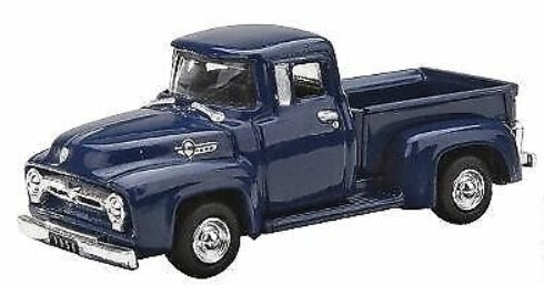 Motormax Toy USA 8010 1:87 Fresh Cherries Navy Blue 1956 Ford F-100 Pickup Truck