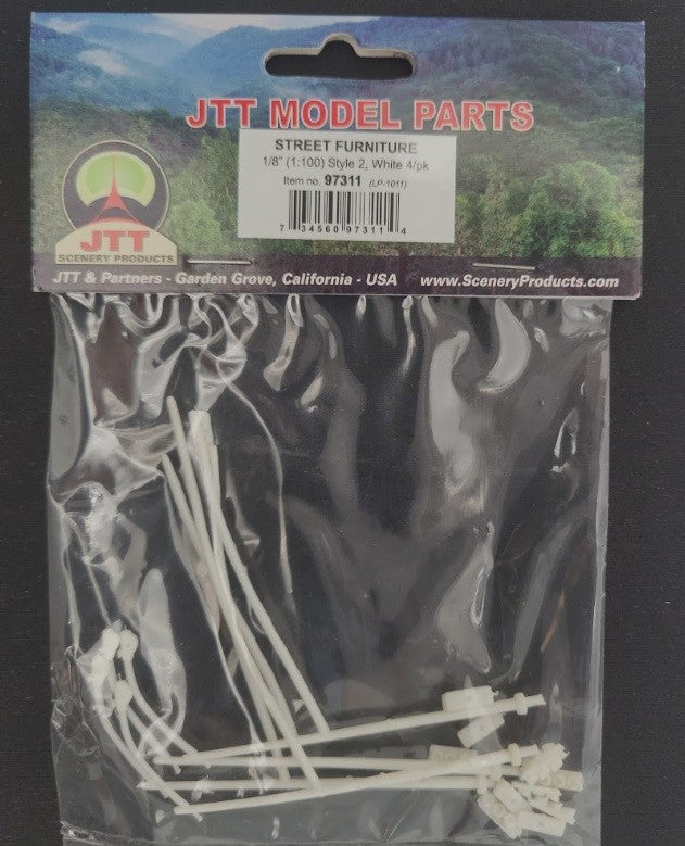 JTT Scenery Products 97311 1/8"/(1:100) Scale Street Furniture Light Poles #2
