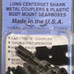 Kadee 746 O Long Centerset Shank Metal Coupler with Plastic #817 Draft Gear Box