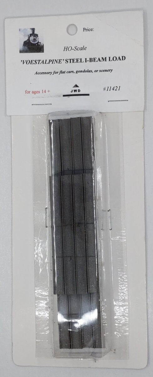 JWD Premium Products 11421 HO Scale 'Voestalpine' Steel I-Beam Load