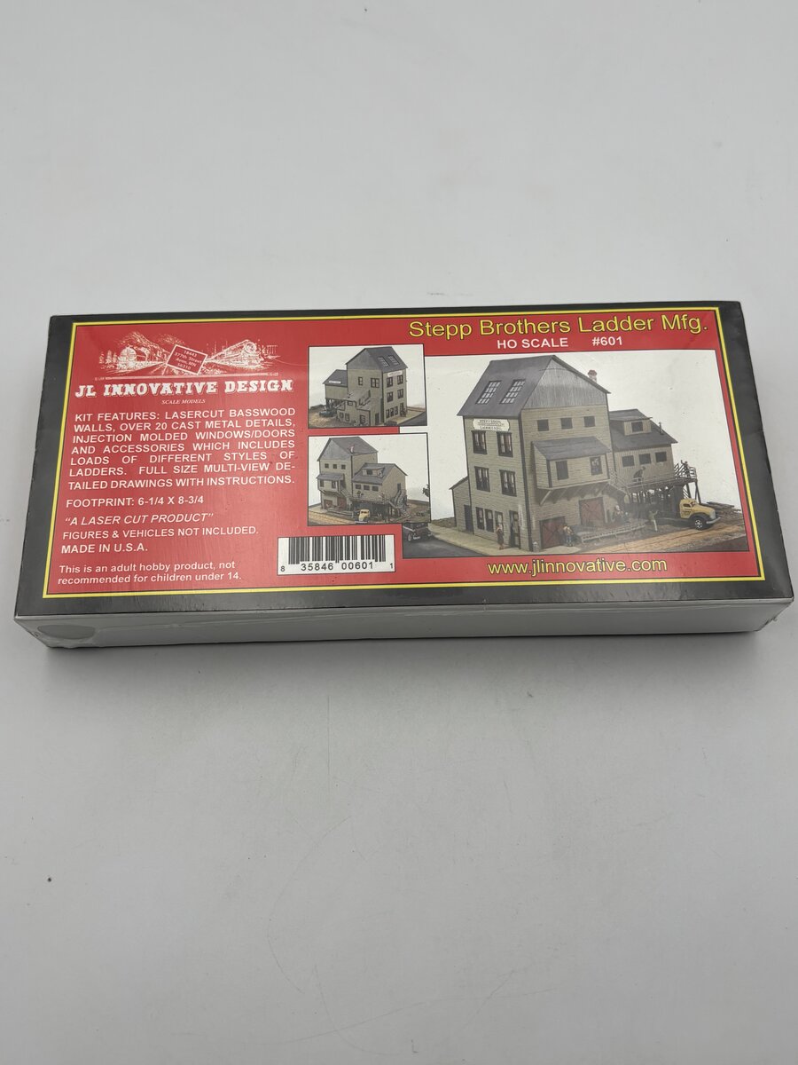 JL Innovative Design 601 HO Stepp Brothers Ladder Mfg. Building Kit