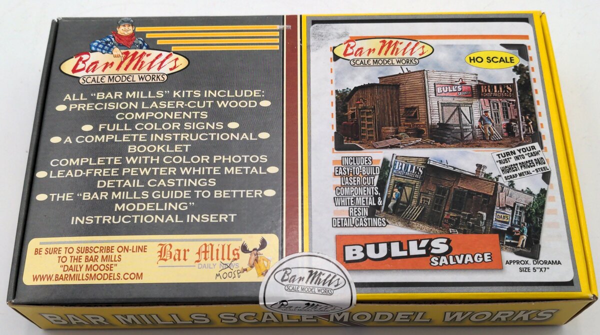 Bar Mills 0452 HO Bull's Salvage Building Kit