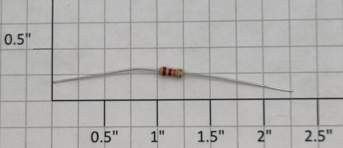 Acme 22KO-QTRWAT 22K Ohm 1/4 Watt Resistor