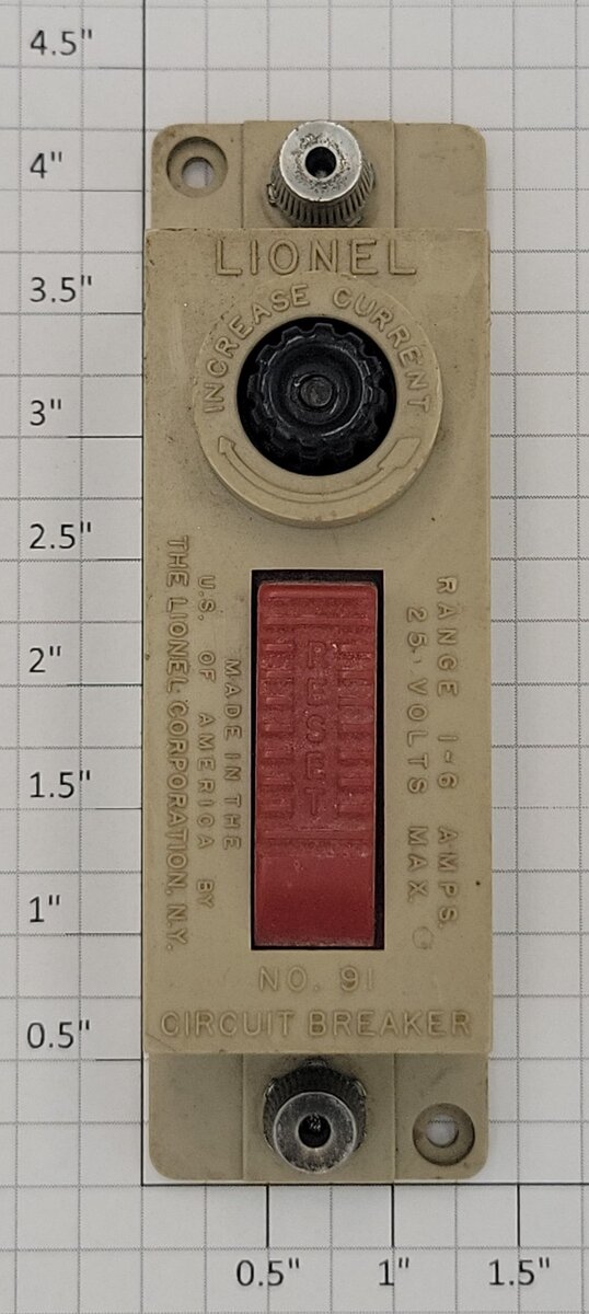 Lionel 91-1 O Gauge Postwar Circuit Breaker