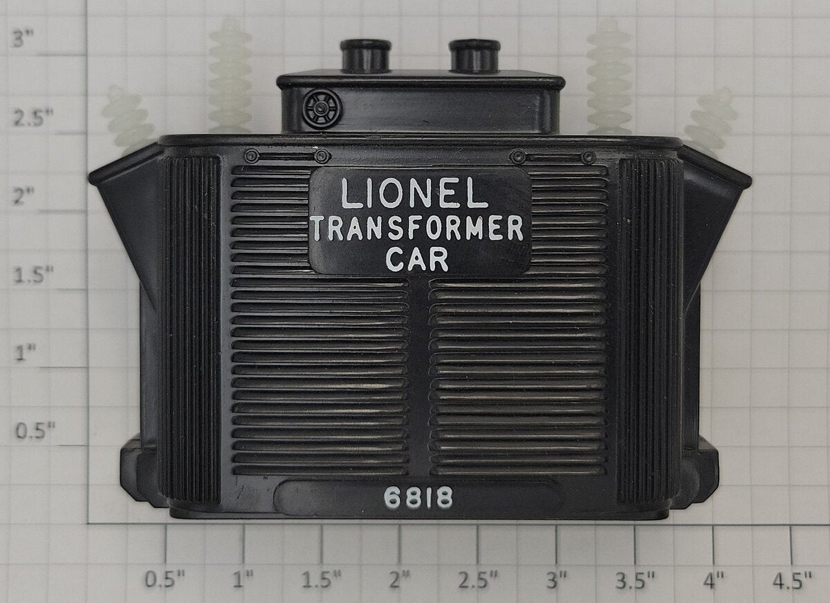 Lionel 6818-100 Depressed Center and Flat Car Black Transformer Assembly