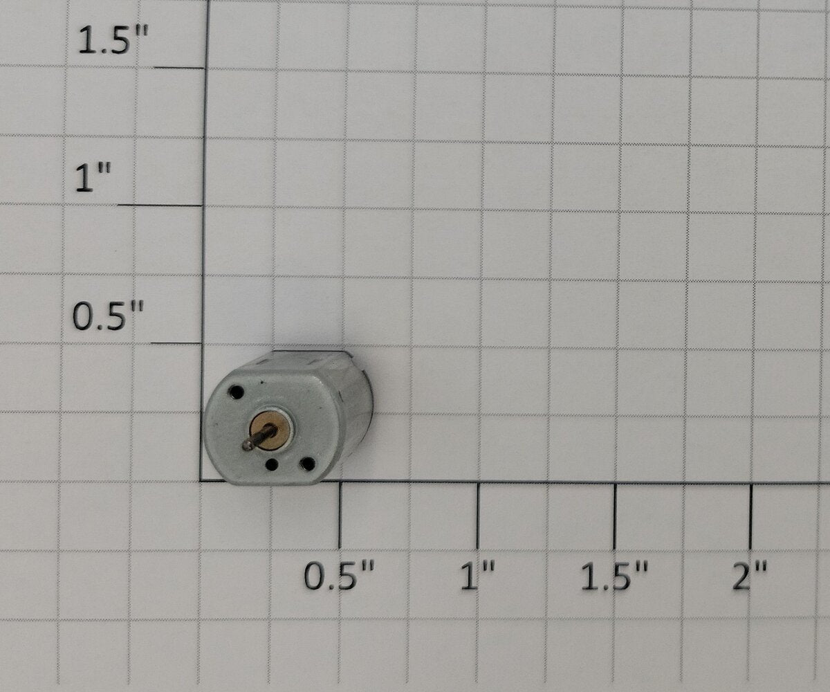 Lionel 6108057240 Mininiature DC Smoke Unit Fan Motor w/ Horizontal Screw Holes