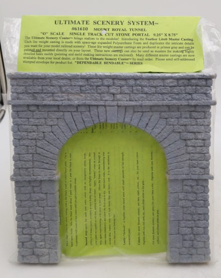 Ultimate Scenery System 61610 O Scale Single Track Cut Stone Portal