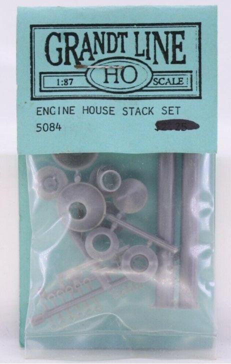 Grandt Line 5084 HO Scale Engine House Stack Set