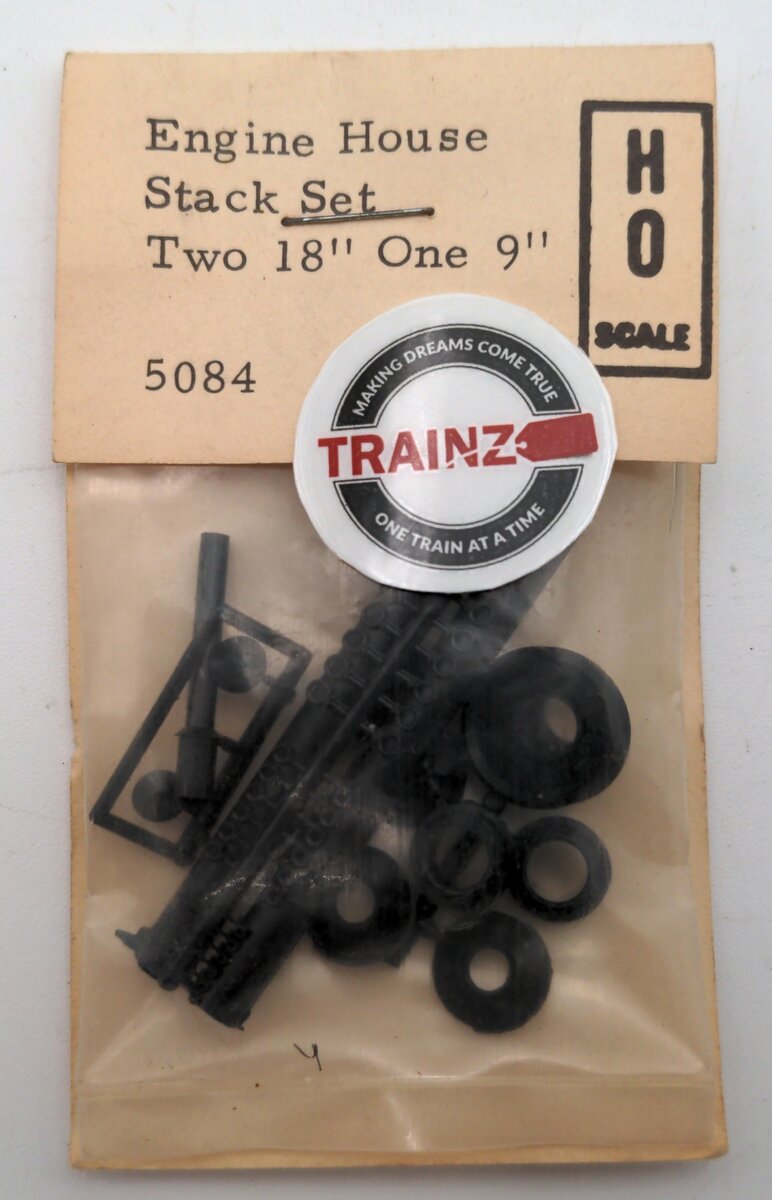 Grandt Line 5084 HO Scale Engine House Stack Set