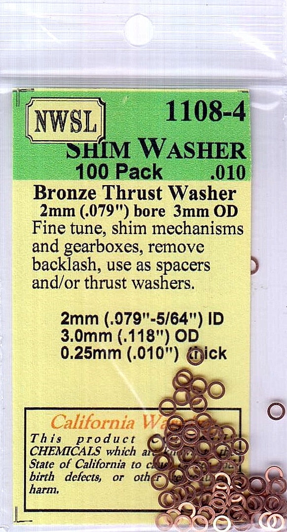 Northwest Short Line 1108-4 2.0mm x 3.0mm x .010