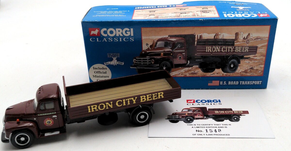 Corgi 52901 1:50 Iron City Beer Diamond T620 Dropside with Barrels