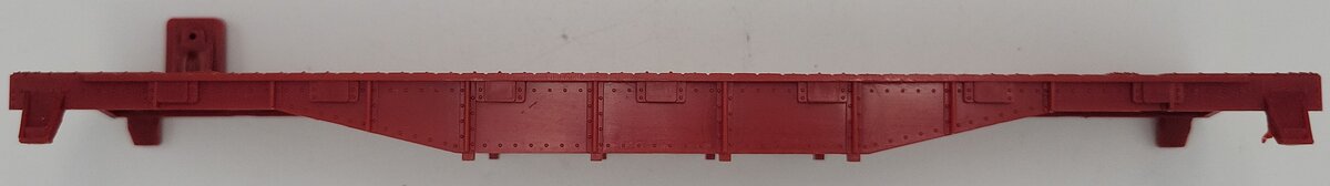 MTS 72249-1 Red U.S.Army Rocket Flatcar Frame with Steps and Brake